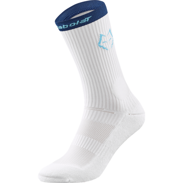 Padel Mid-Calf Socks Juan Lebrón White/Estate Blue