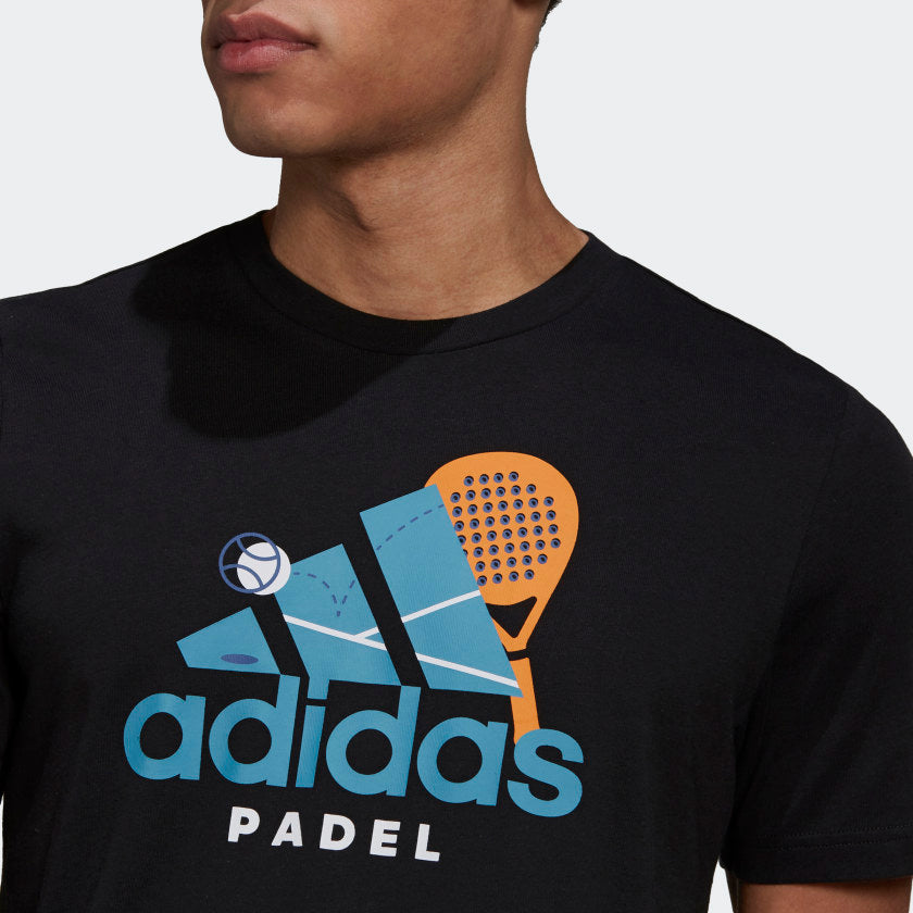 Graphic Logo Padeltröja Black